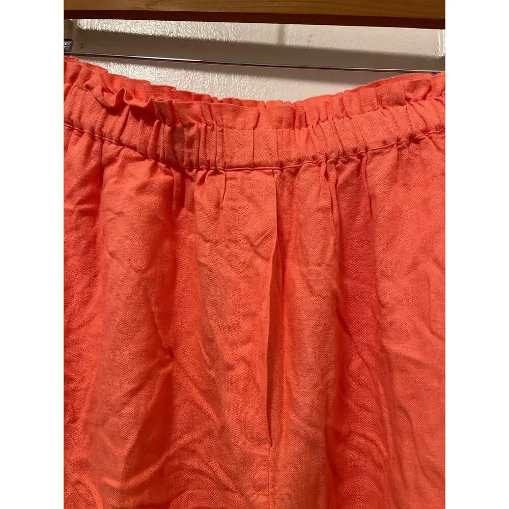 River Island Curve Edit City Elastic Waist Shorts with Side Pockets NWT Size 16